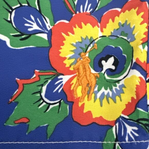 Polo Ralph Lauren Men’s 4XB Swim Trunks Lined Shorts Pockets Drawstring Floral - Picture 6 of 12